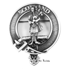 Carrick Bagpiper Cap Badge 