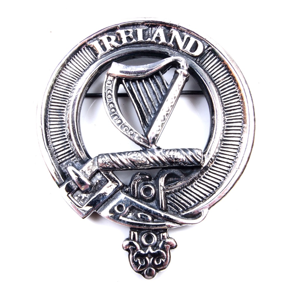 Carrick Irish Harp Cap Badge 