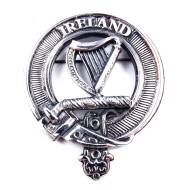 Carrick Irish Harp Cap Badge 