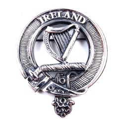 Carrick Irish Harp Cap Badge 