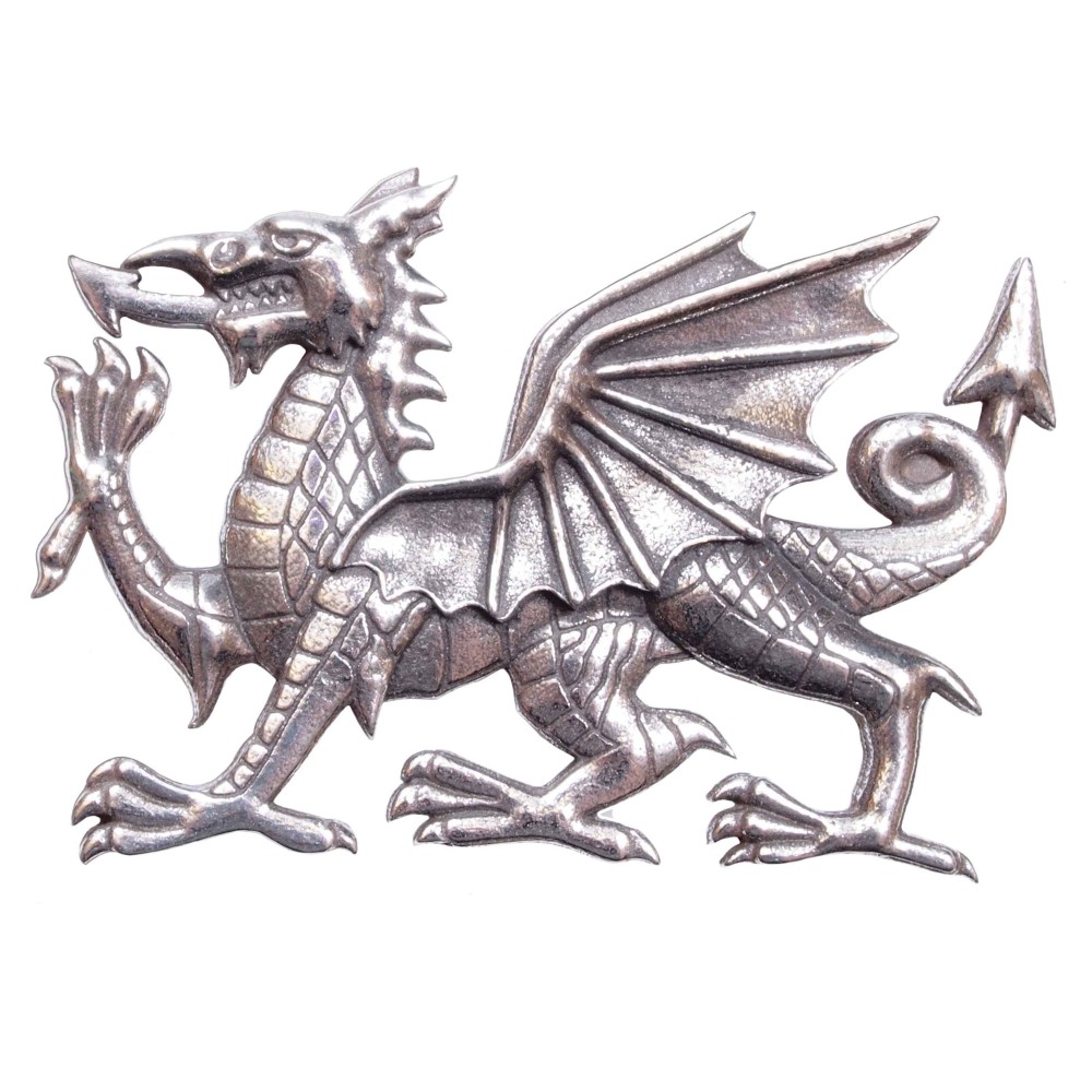 Cap Badge Welsh Dragon