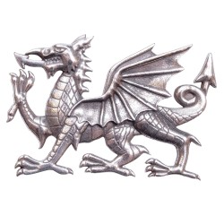 Cap Badge Welsh Dragon