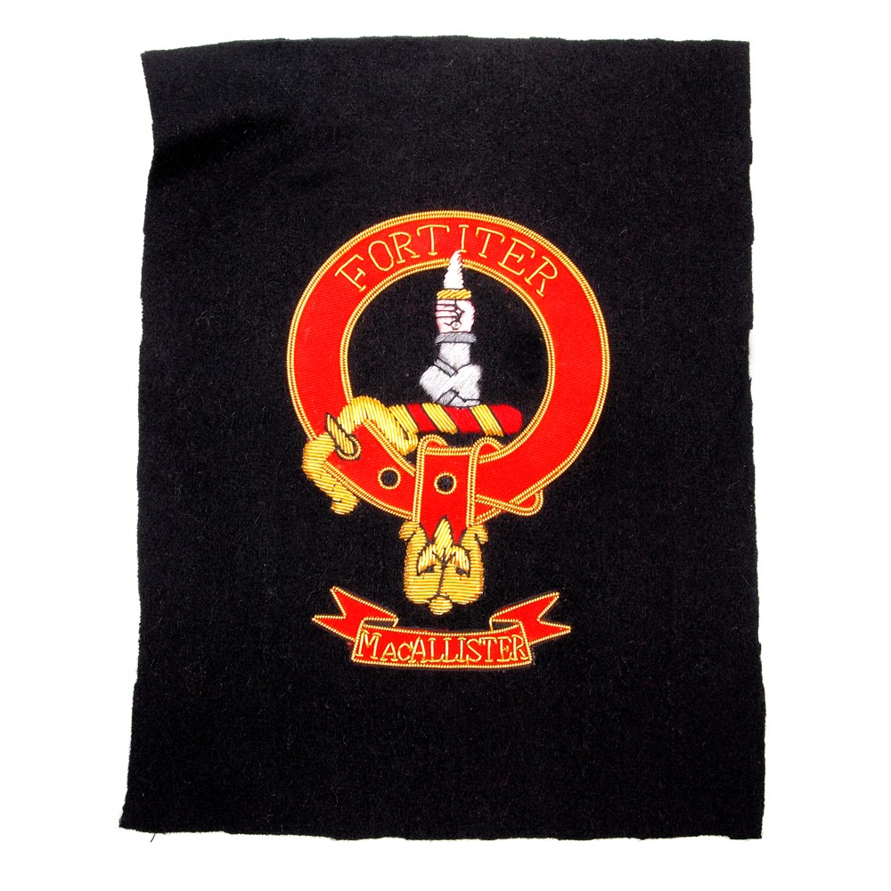 Sew-in Clan MacAllister Patch