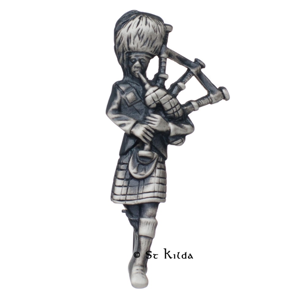 Carrick Highland Piper Brooch