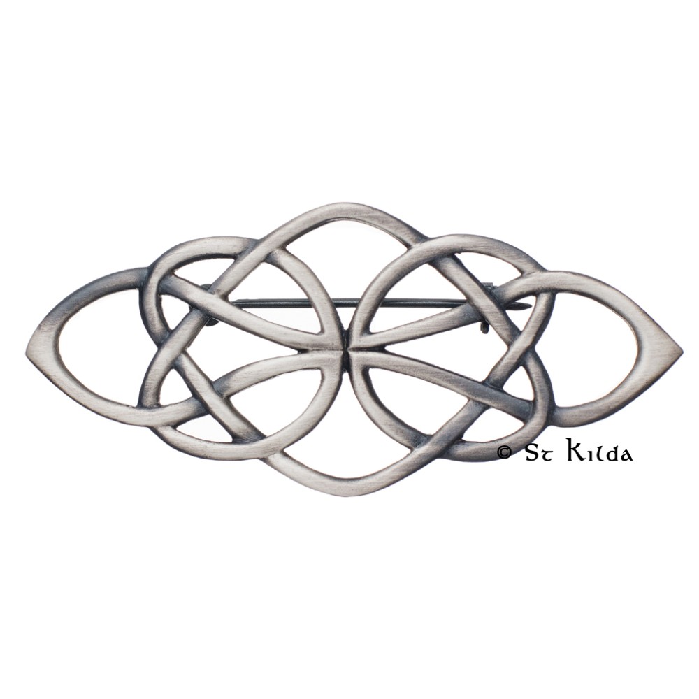 Carrick Celtic Deco Knot Brooch