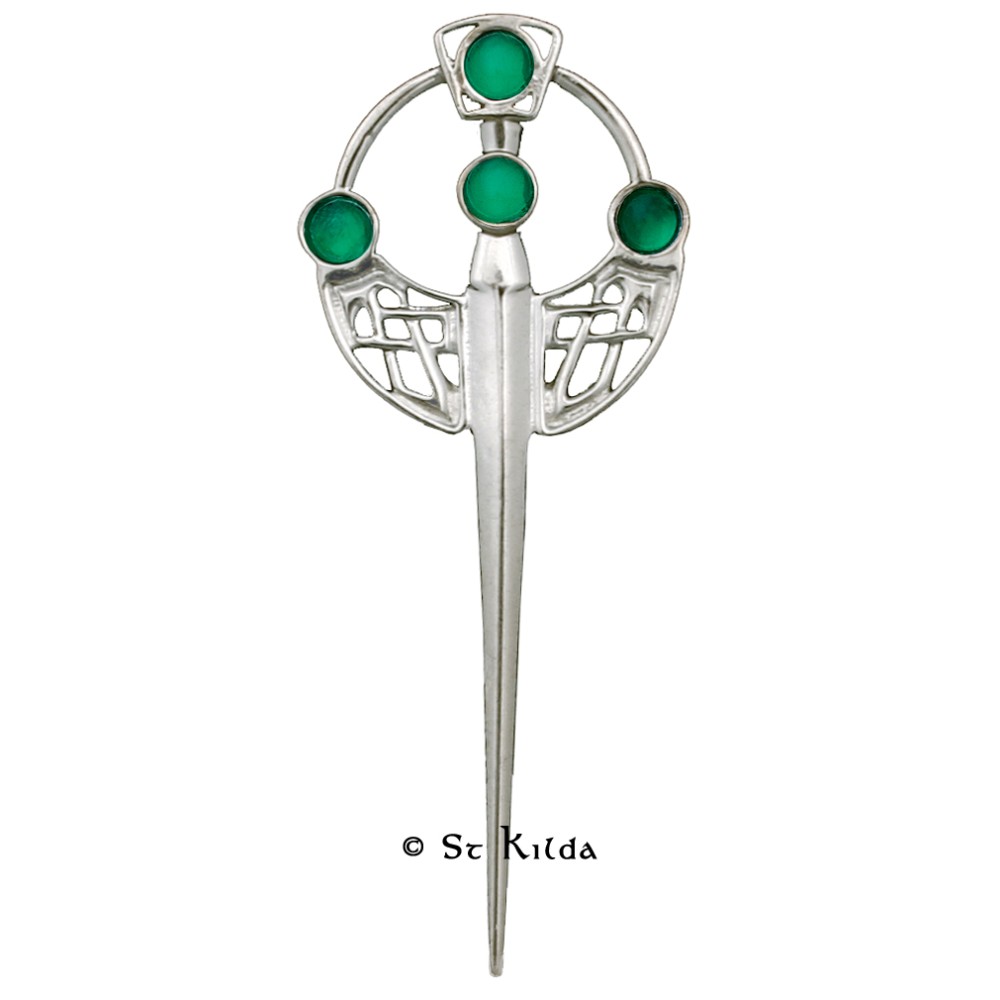 Carrick Celtic Deco Kilt Pin