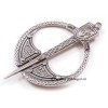 Plaid Brooch Rampant Lion Scottish Penannular 