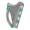 Brian Boru's Harp / the Trinity College Irish Harp Pin / Brooch / Heraldic Kilt Pin 