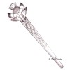 Carrick Celtic Deco Thistle Kilt Pin