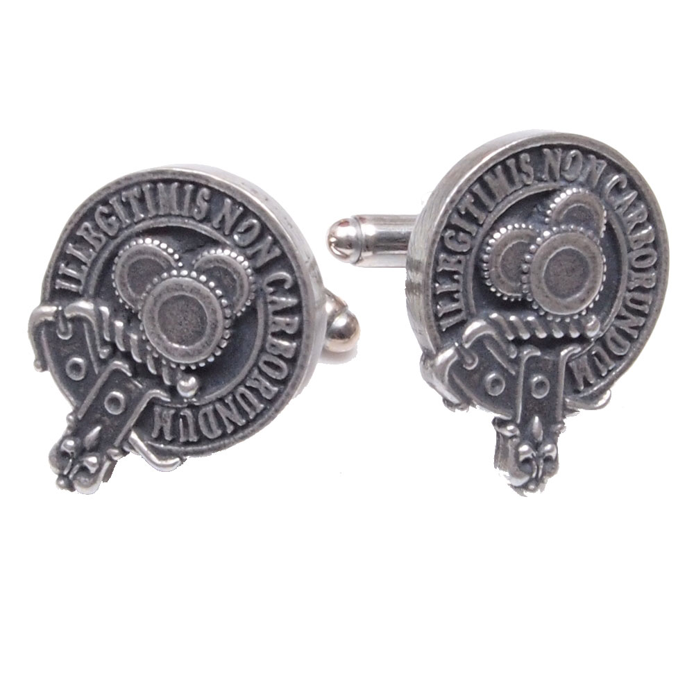 Cufflinks - Gear Crest: Don't let them grind you down.
