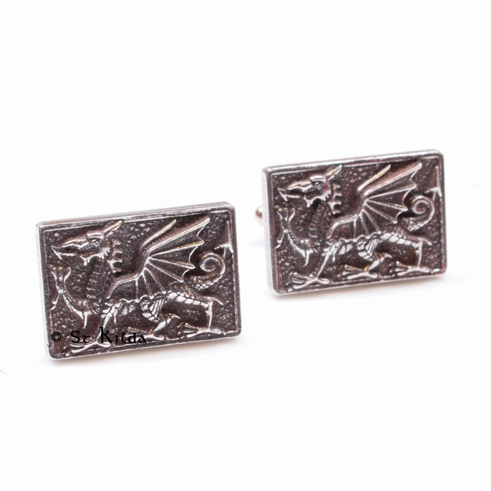 Cufflinks Welsh Dragons