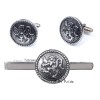Tie Clip and Cufflink Set - Lion Rampant