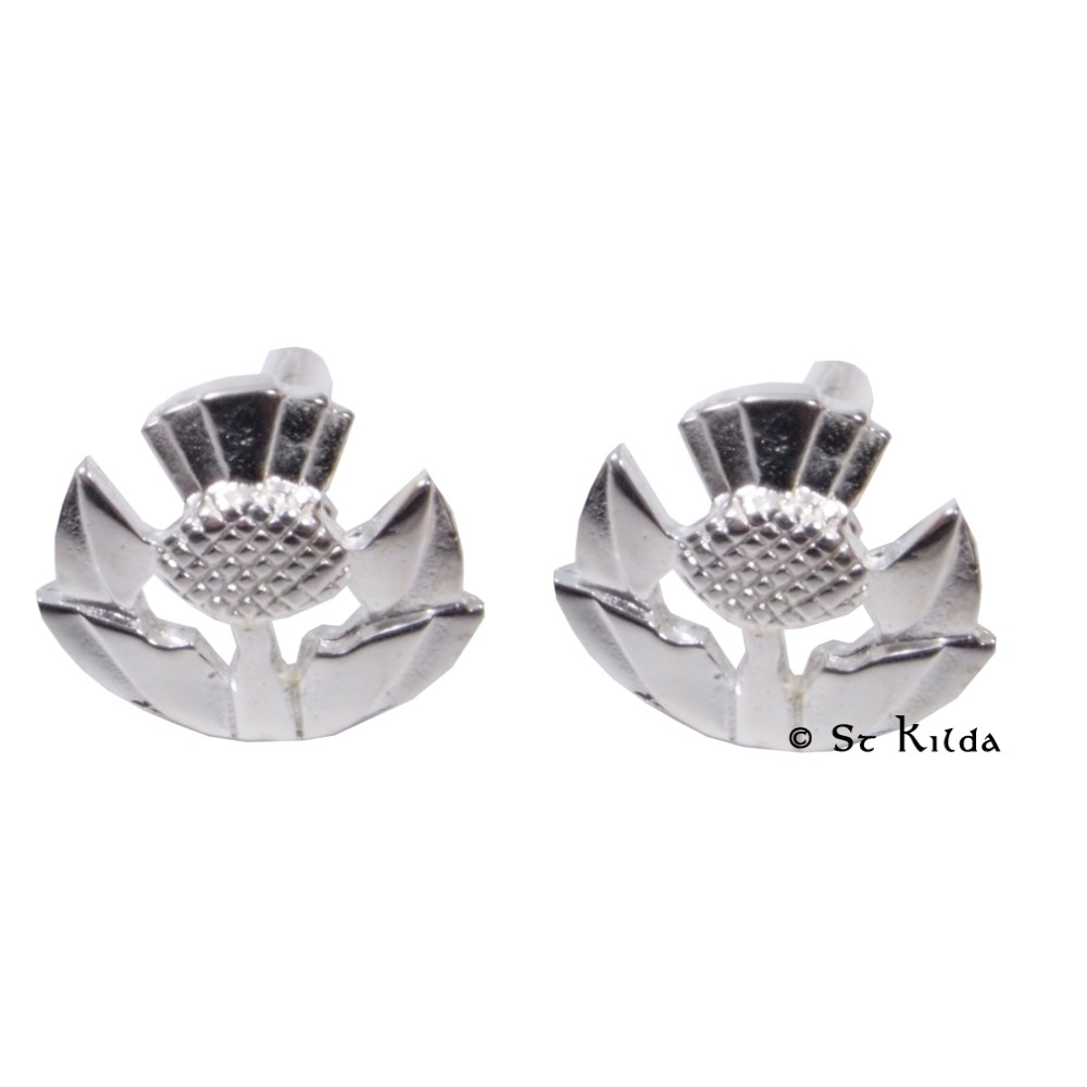 Celtic Deco Thistle Cufflinks