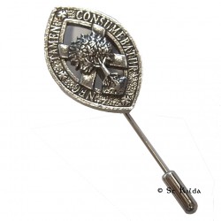 Lapel/Tie Pin with Burning Bush Crest