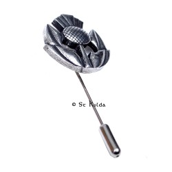 Lapel/Tie Pin - Celtic Deco Thistle