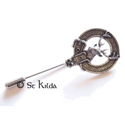 Lapel/Tie Pin with Stag Crest