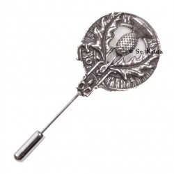 Lapel/Tie Pin with Thistle Crest