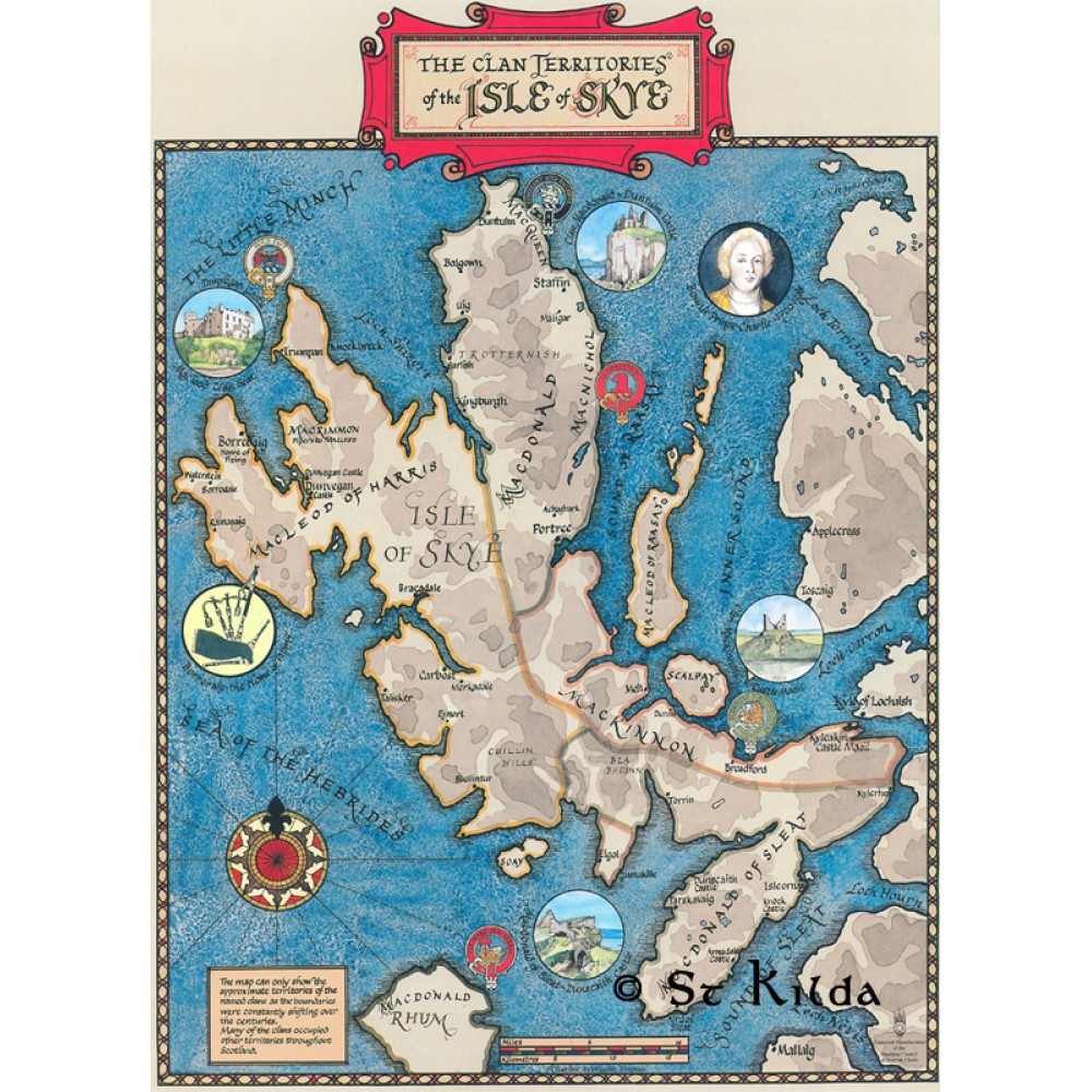 Isle of Skye Clan Map