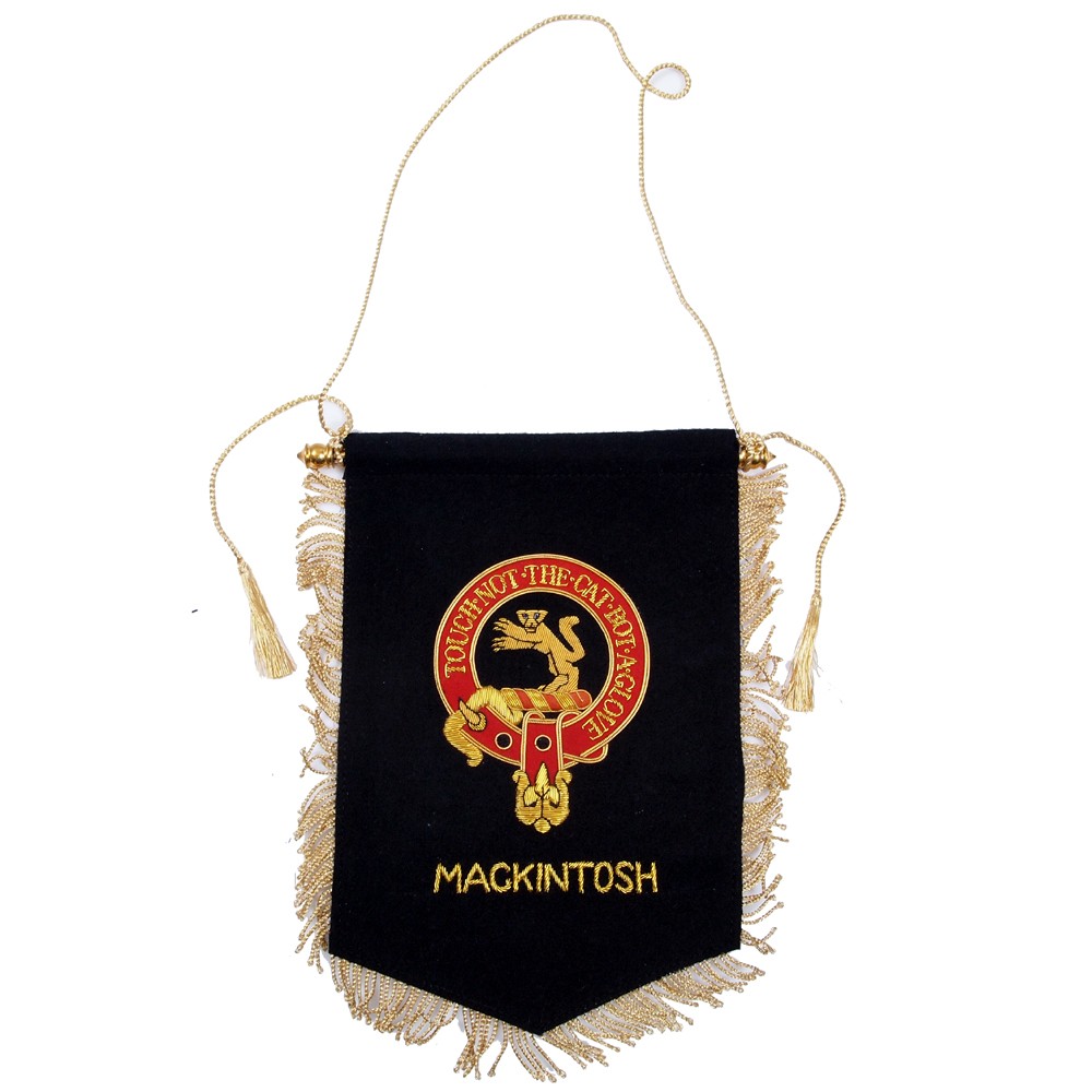 Embroidered Mackintosh Clan Banner