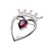 Celtic Deco Luckenbooth Brooch