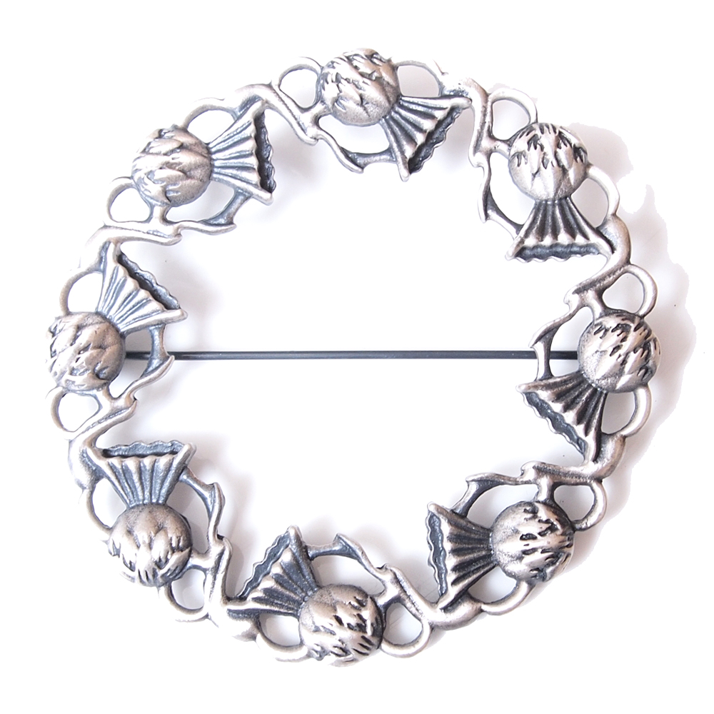 Carrick Thistle Brooch