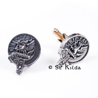 <br>Clan Leslie Crest Cufflinks