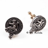 <br>Clan Macpherson Crest Cufflinks
