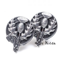 Cufflinks Scottish Thistles