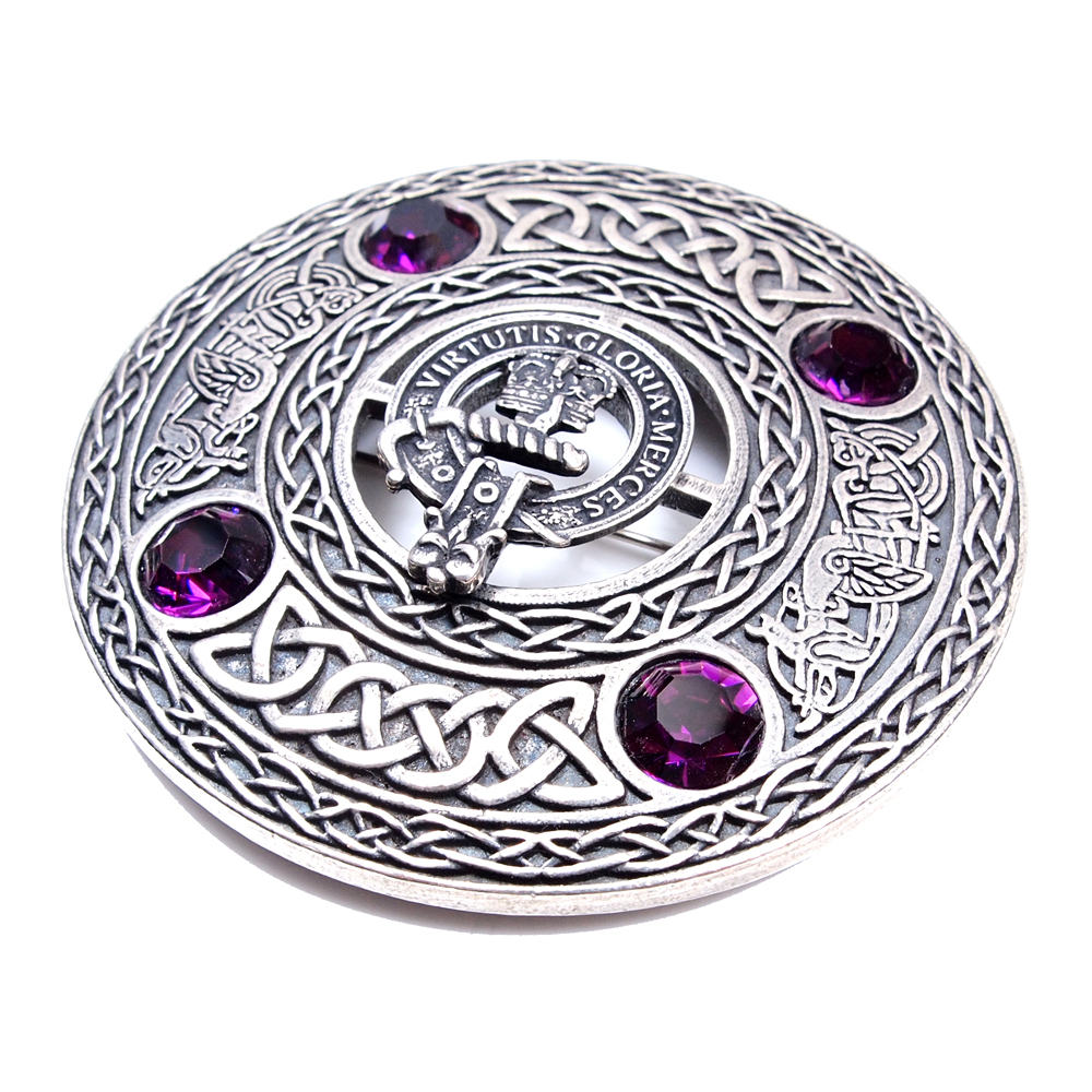 Plaid Brooch Scottish Clan Crest