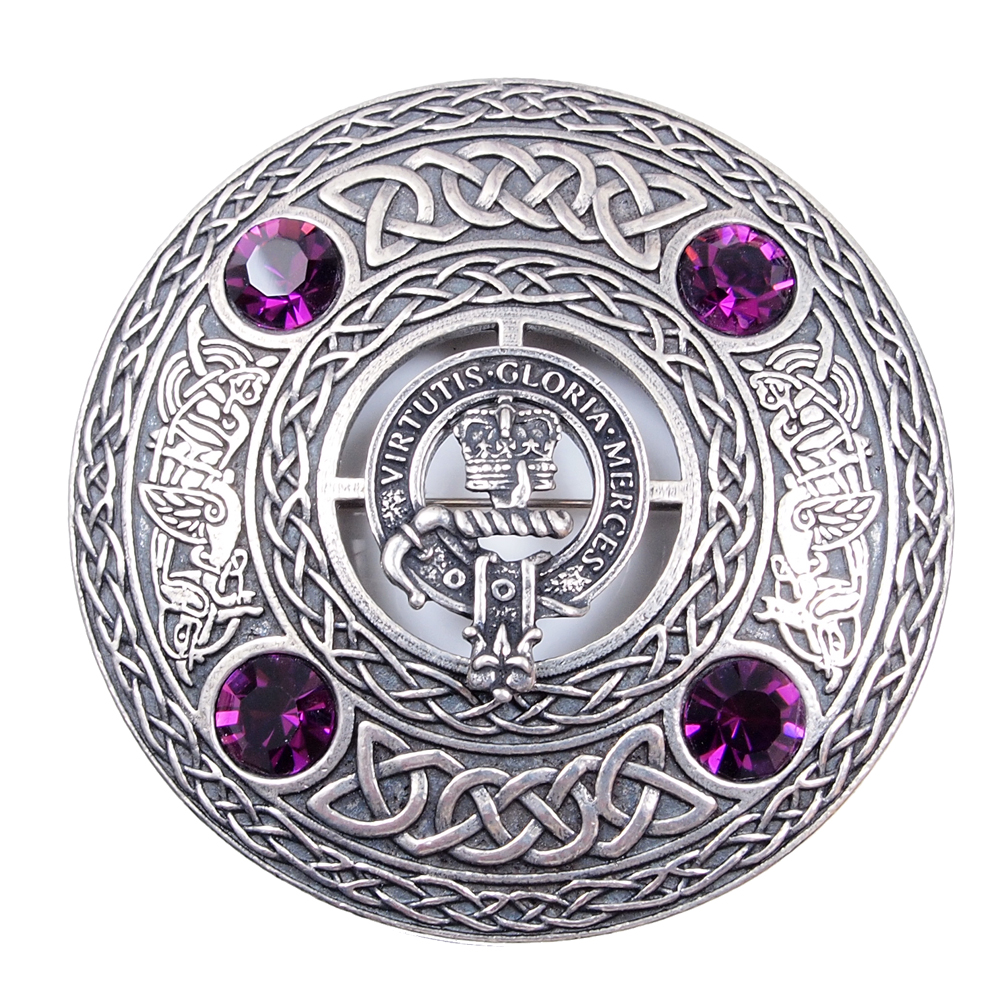 Plaid Brooch Scottish Clan Crest