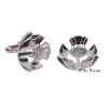 Celtic Deco Thistle Cufflinks