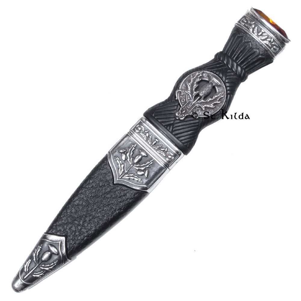 Sgian Dubh - Thistle Crest