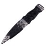 Sgian Dubh - Rope Handle and Top Stone