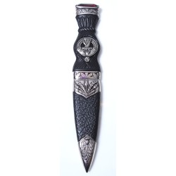 Sgian Dubh - Irish Harp Crest