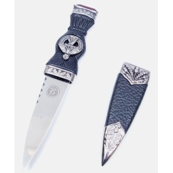 Sgian Dubh - Irish Harp Crest
