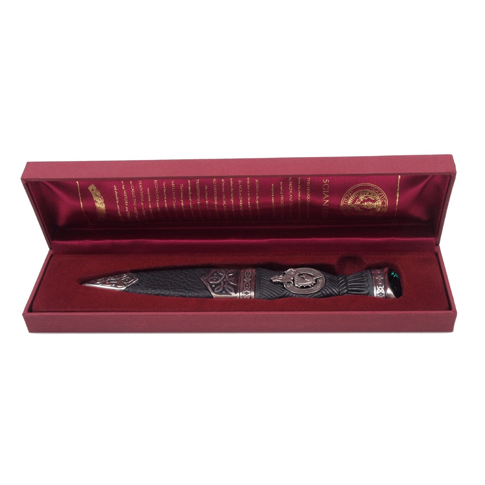 Sgian Dubh - Irish Harp Crest
