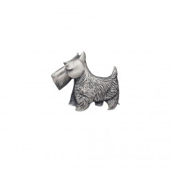 Carrick Scotty Dog Brooch