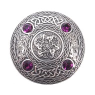 Plaid Brooch Inverurie Horses