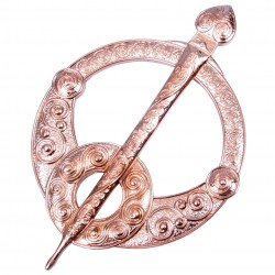Plaid Brooch Battersea Rose Gold