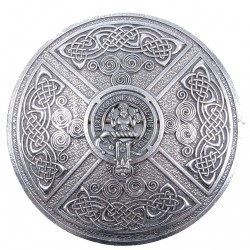 Plaid Brooch Scottish Clan Crest Saltire
