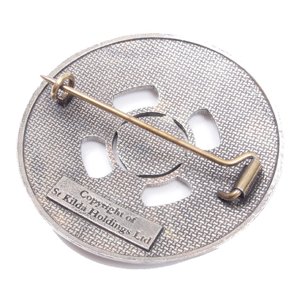Plaid Brooch Celtic Cross