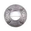 Scottish Lion Head Plaid Brooch