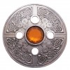 Plaid Brooch Celtic Spiral