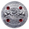 Plaid Brooch Fighting Stags