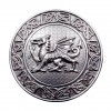 Plaid Brooch Celtic Knot Welsh Dragon