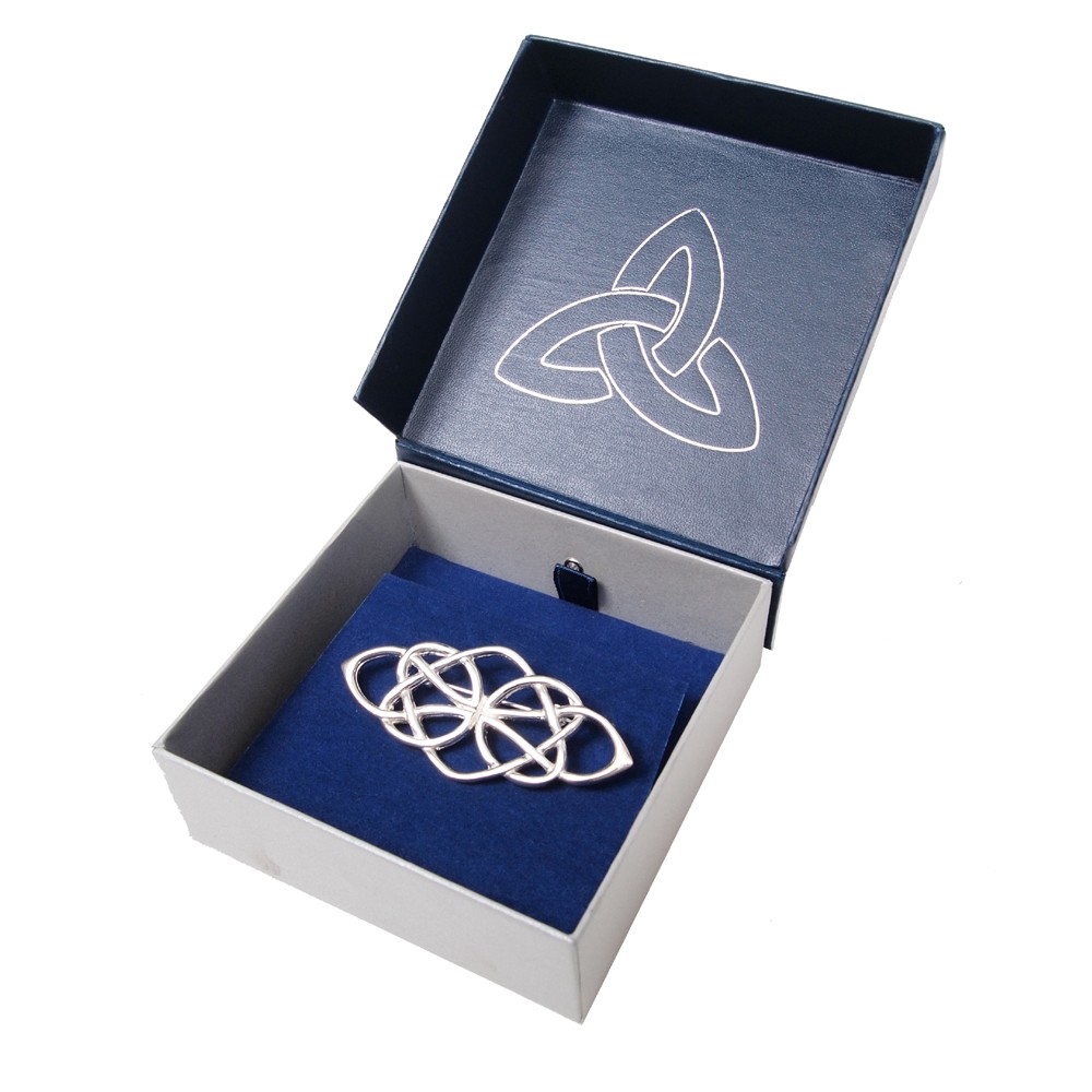 Carrick Celtic Deco Knot Brooch