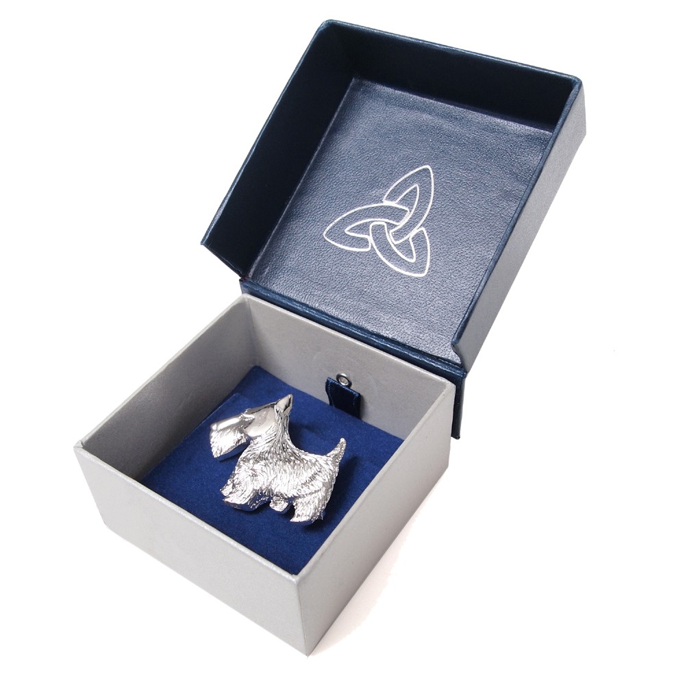 Carrick Scotty Dog Brooch