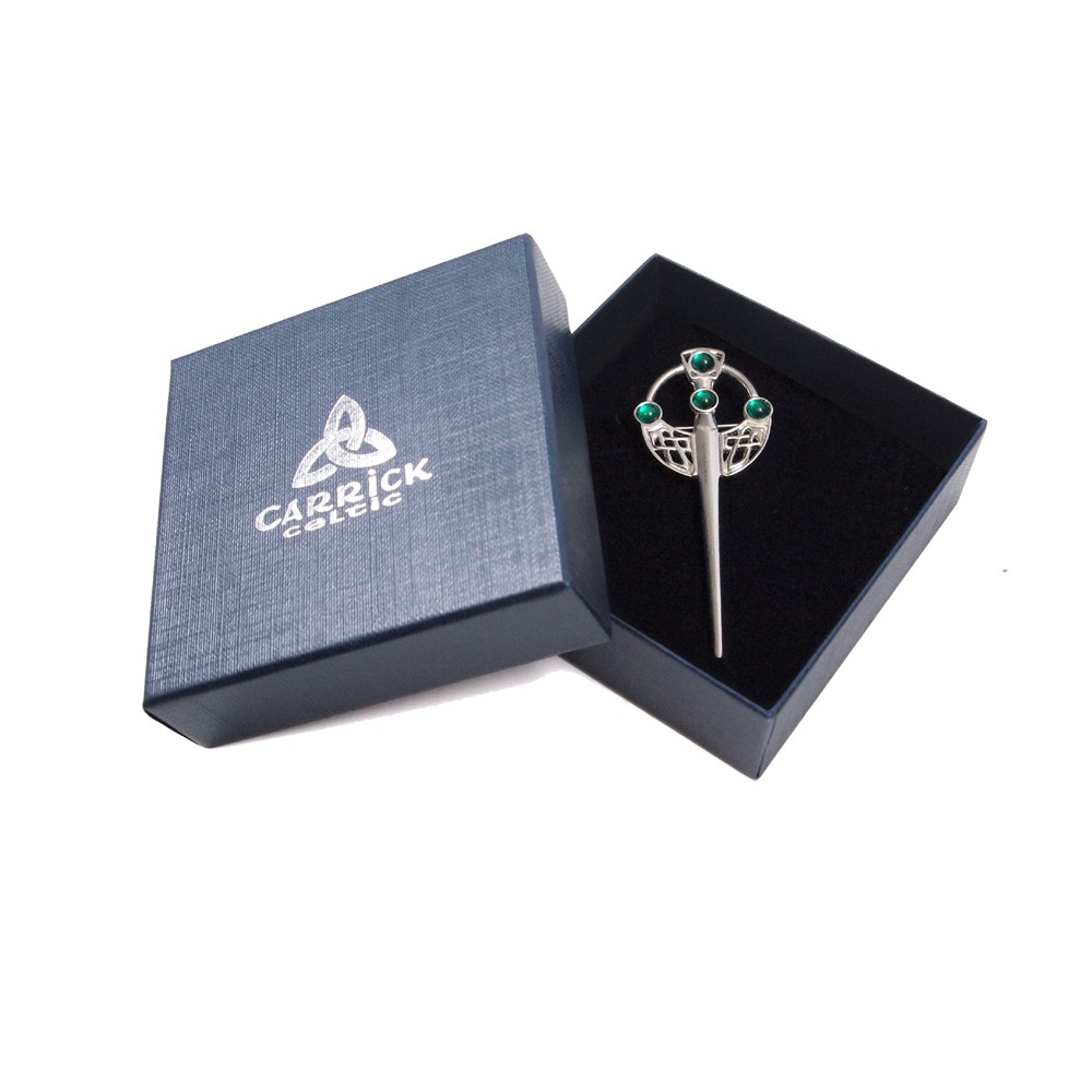 Carrick Celtic Deco Kilt Pin