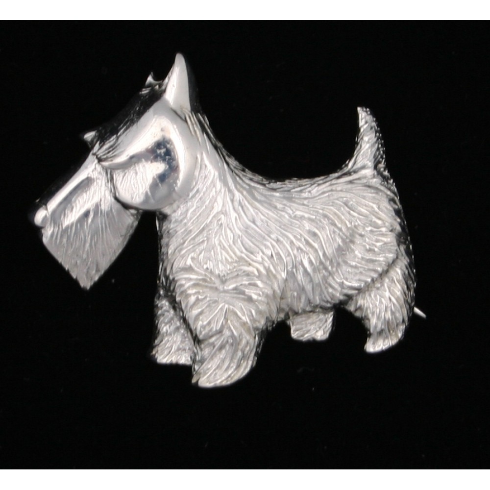 Carrick Scotty Dog Brooch