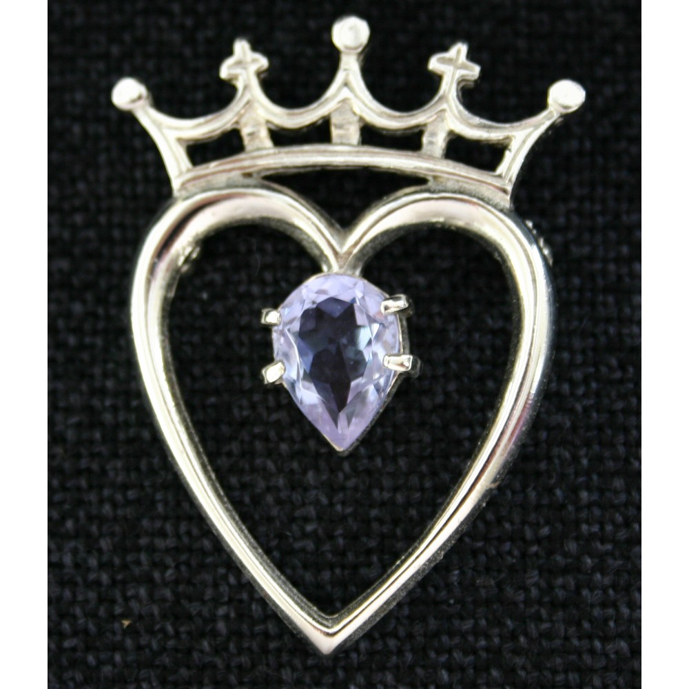 Celtic Deco Luckenbooth Brooch